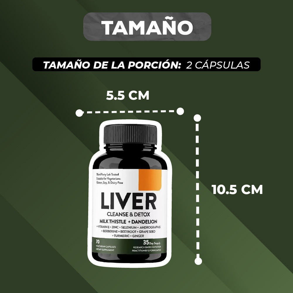 *** STOCK LIMITADO *** LIVER CLEANSE & DETOX