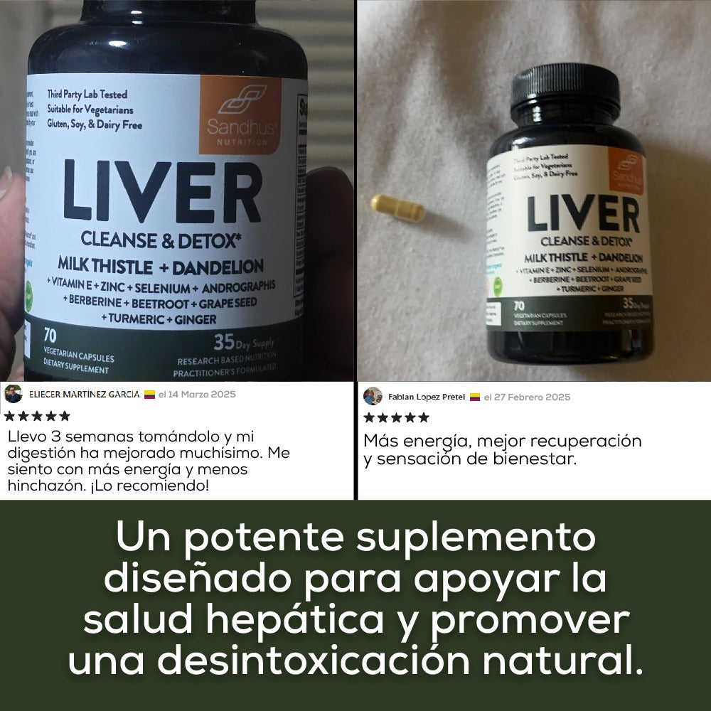 *** STOCK LIMITADO *** LIVER CLEANSE & DETOX