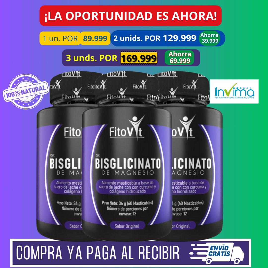 BISGLICINATO DE MAGNESIO X60 UND FITOVIT