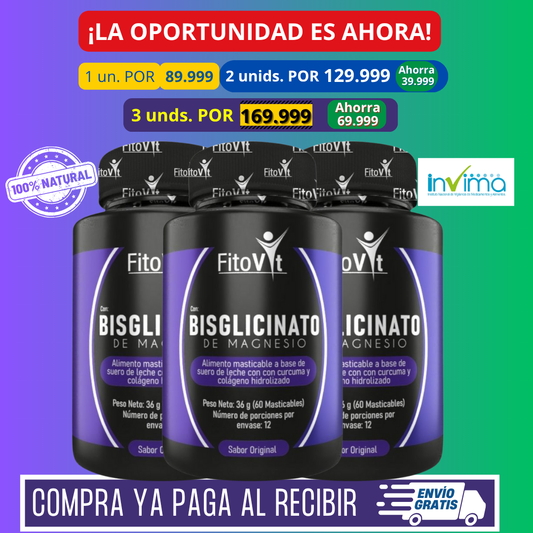 BISGLICINATO DE MAGNESIO X60 UND FITOVIT