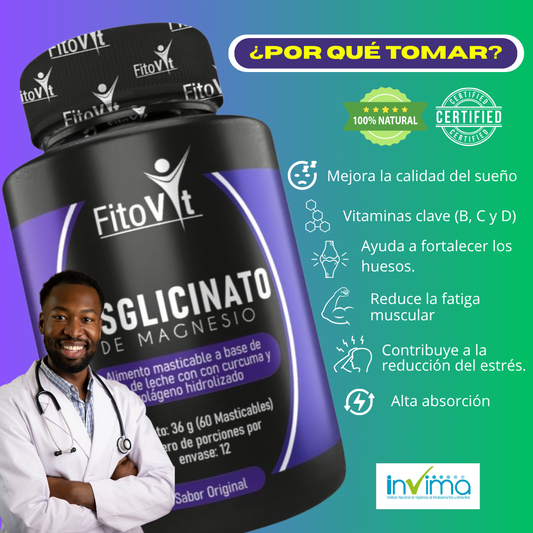 BISGLICINATO DE MAGNESIO X60 UND FITOVIT