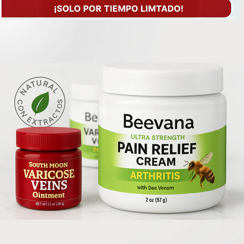 🔥 [ULTIMAS UNIDADES] PROMOCION COMBO - 2 CREMA DOLORES Y ARTICULACIONES + 1 VARICOSE VEINS🔥