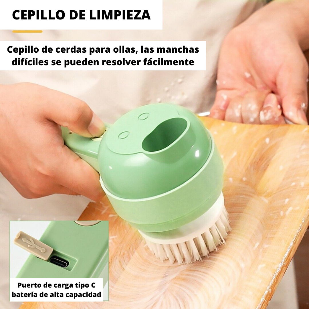 🛒 ¡Stock limitado en Colombia! 💥 Mini Picadora 4 en 1 – Portátil, Recargable y Potente